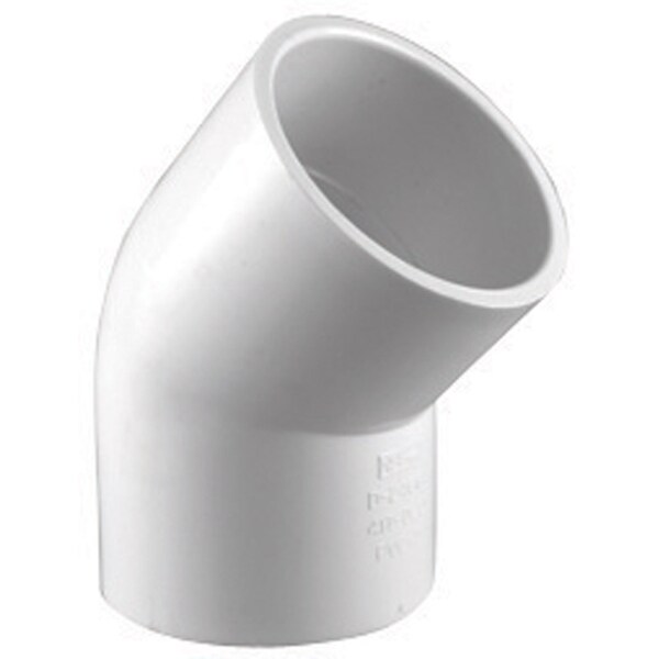 Charlotte Pipe And Foundry Charlotte Pipe Schedule 40 2-1/2 in. Slip X 2-1/2 in. D Slip PVC Elbow 1 pk PVC 02309 1700 - main
